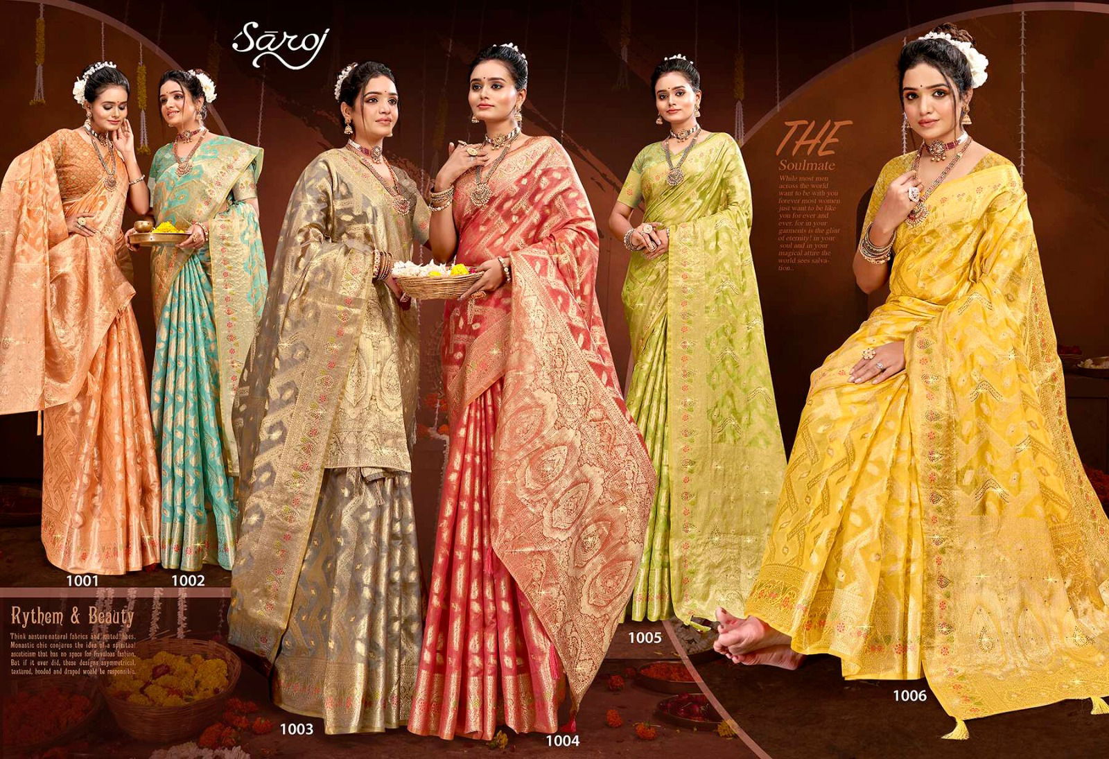Raymond Swaroski Vol 1 By Saroj Organza Designer Sarees Wholesale Price In Surat